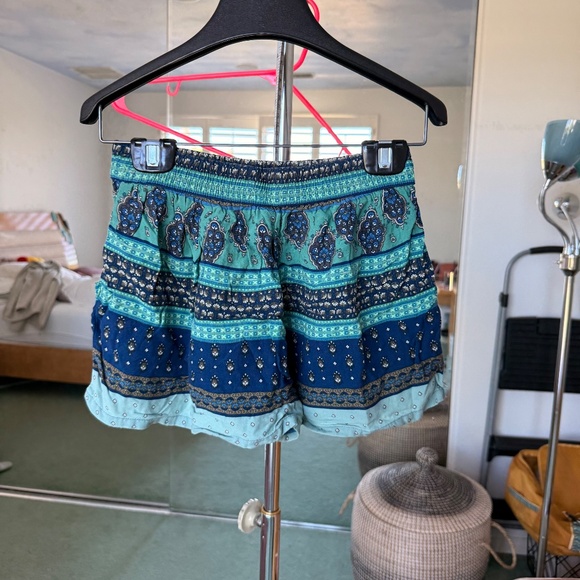 Mossimo Supply Co. Teal and Navy Shorts - Picture 3 of 5
